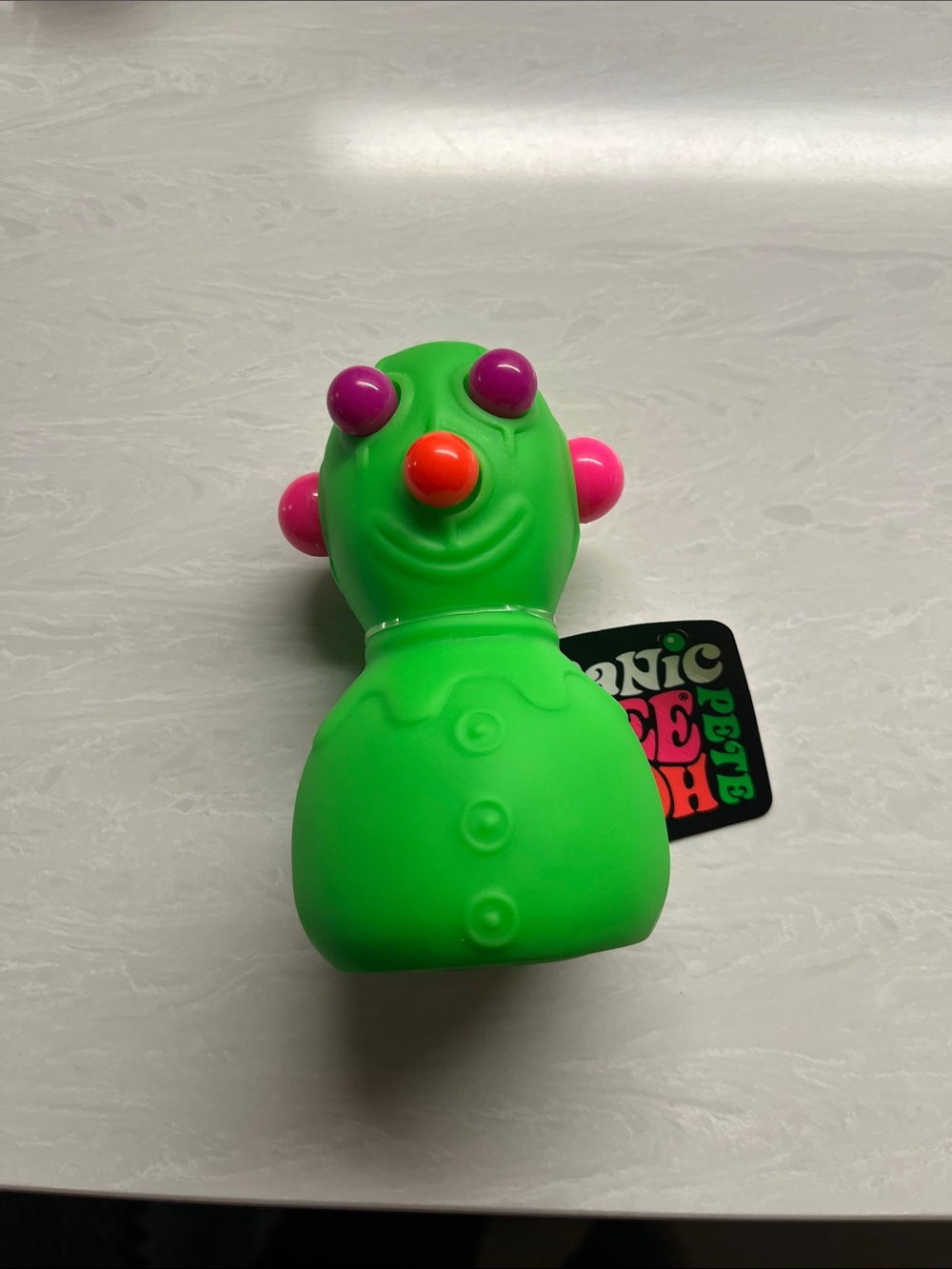 Needoh Nee Doh panic Pete squishy sensory toy new NWT green